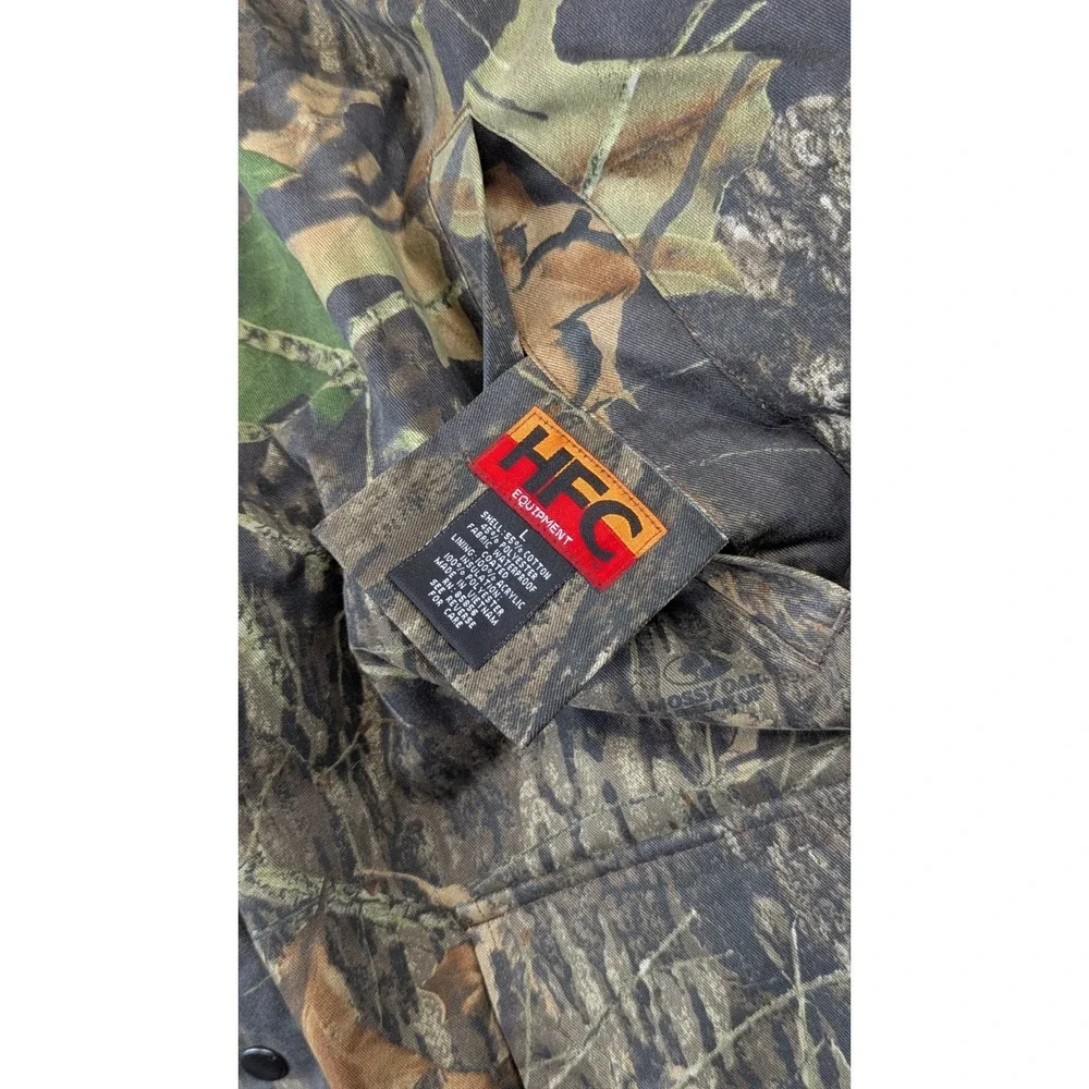 (Lot Of 2) Vintage‎ HFC Equipment & Walls Jacket & Vest Camo Hooded Reversible